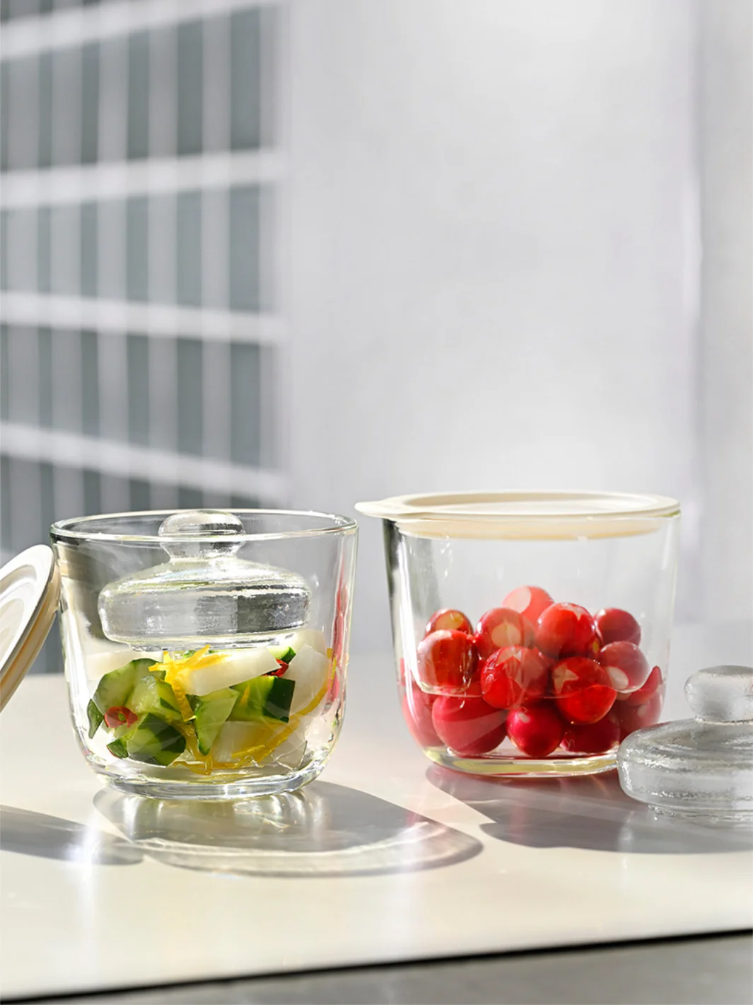 HARIO Glass Overnight Salting Bowl (500ml/17oz) - Image 5