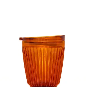 HUSKEE ReLatest Cup + Lid (237ml/8oz) - Amber