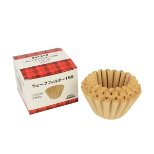 KALITA Wave 155 Filters (Unbleached) (50-Pack)