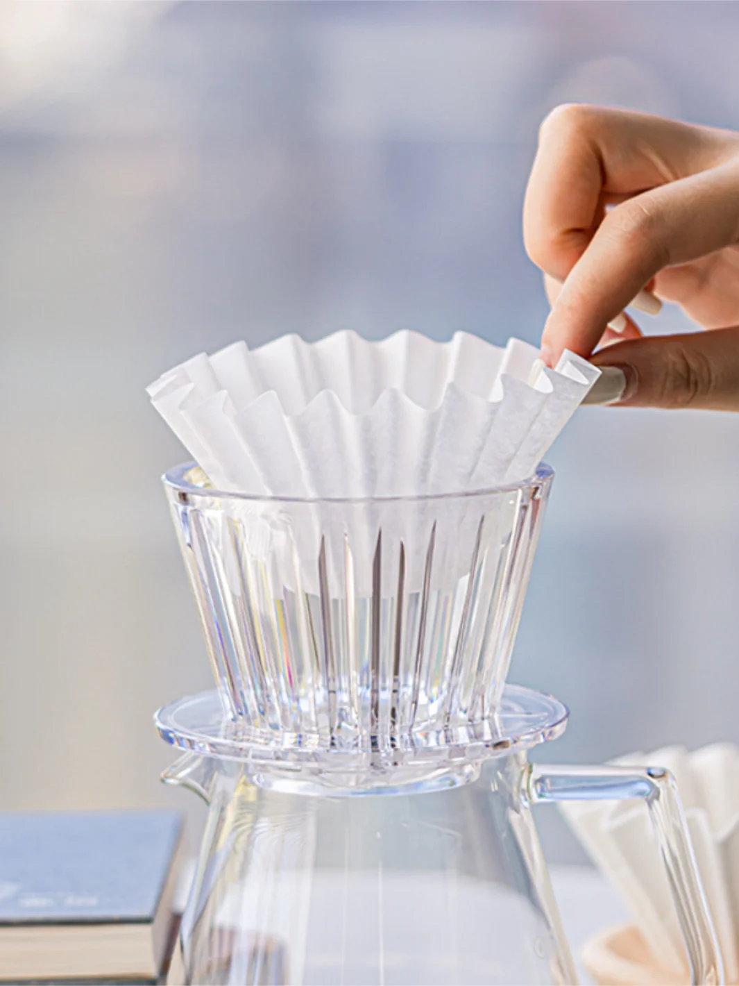 TIMEMORE Crystal Eye B75 Dripper (Plastic) - Clear - Image 5