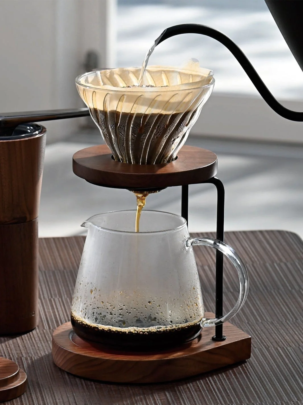 HARIO Drip Stand Set (Walnut) - Image 5
