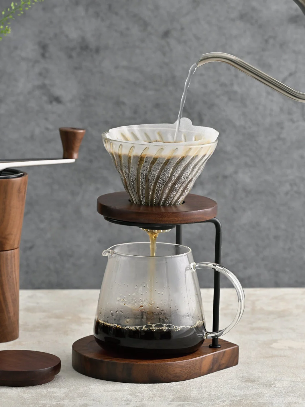 HARIO Drip Stand Set (Walnut) - Image 4