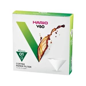 HARIO V60-01 Filters (40-Pack) - 1 Unit / Brown