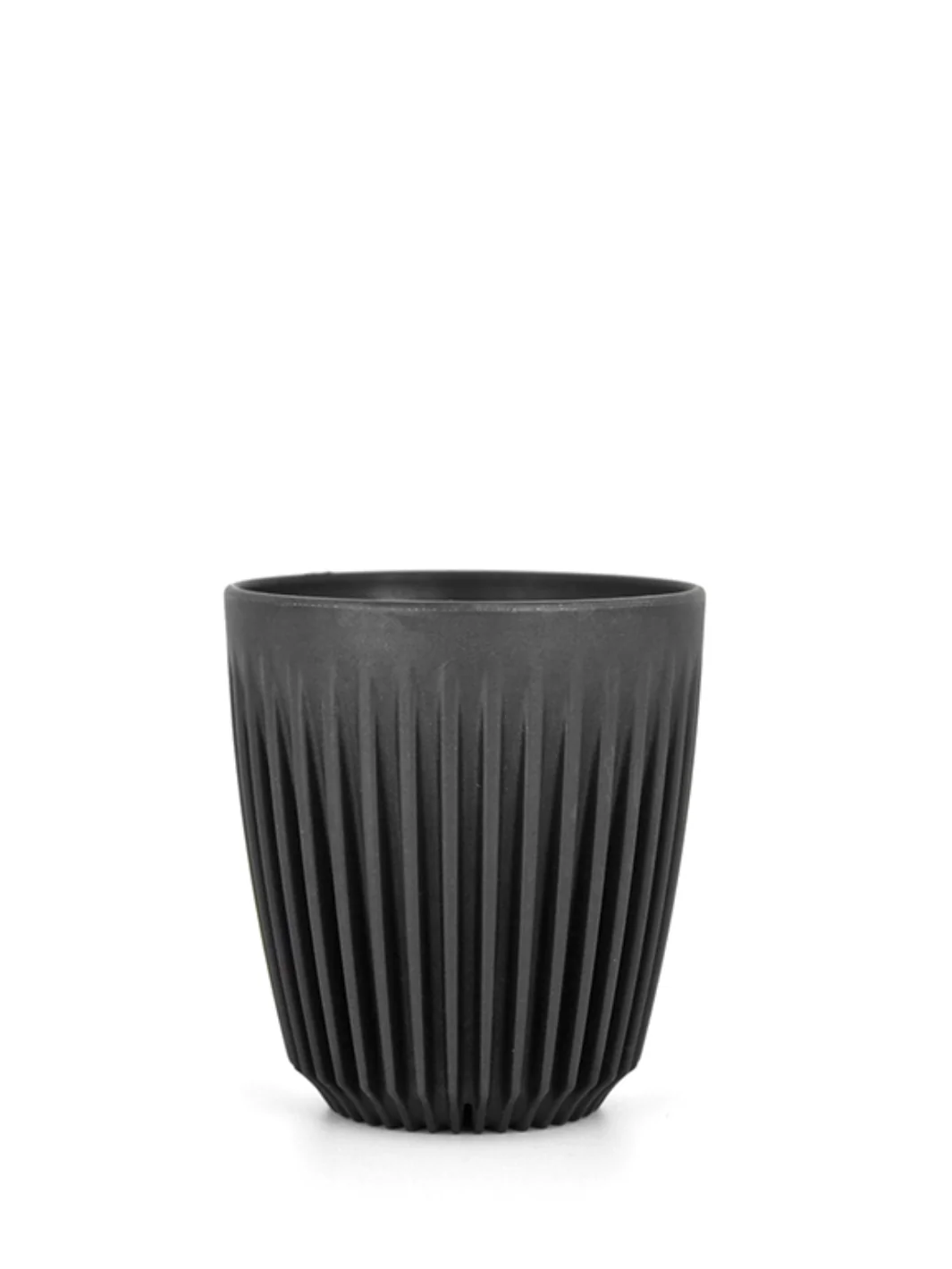 HUSKEE Original Cup + Lid (237ml/8oz) (Zero Waste) - Charcoal - Image 3