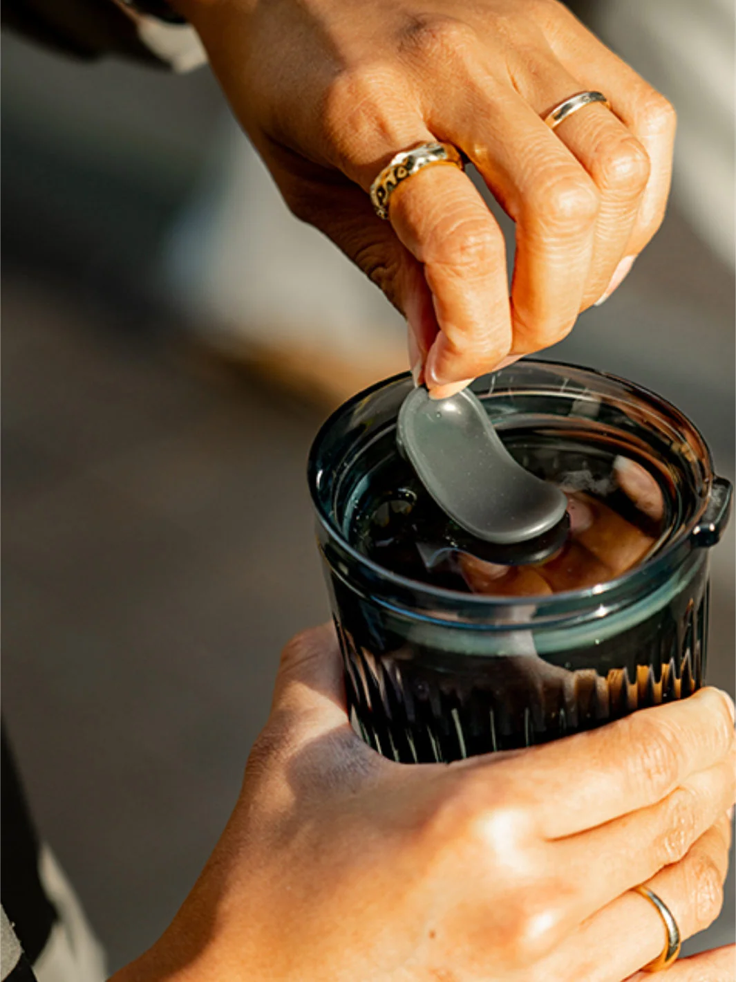 HUSKEE Renew Stopper Lid (177-473ml/6-16oz) - Amber - Image 9